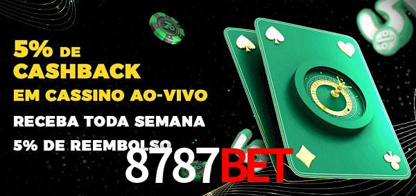 Promoções do cassino ao Vivo 8787bet